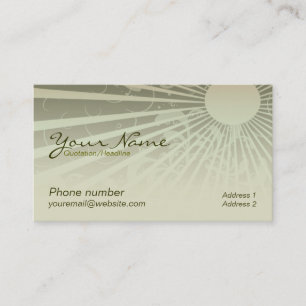 Carte de visite Sunshina