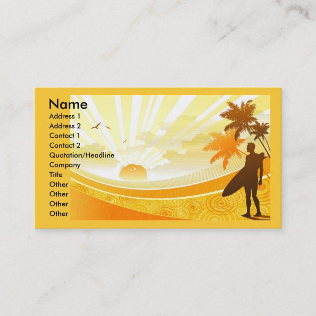 Carte De Visite sunshine_large creen_vecteur-1920x1200, Nom, Ajout (Devant)