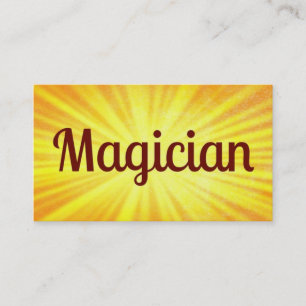 Carte de visite Sunshine magicien