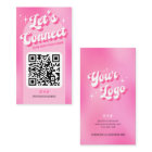 Super rose tendance Connectons Socials QR Code