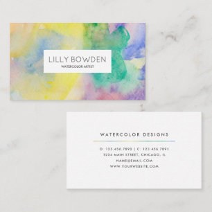 Carte De Visite Superbe aquarelle