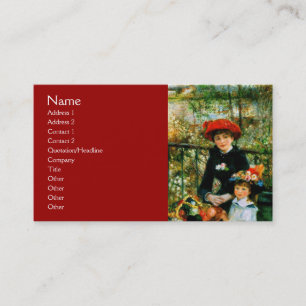Carte De Visite Sur la terrasse de Renoir