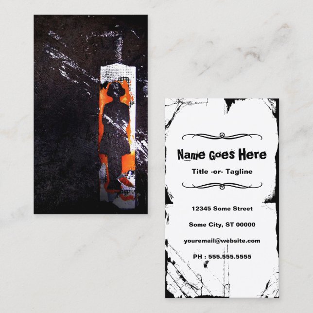 Carte De Visite sur tous les comptes, non comptabilisés. (Devant / Derrière)