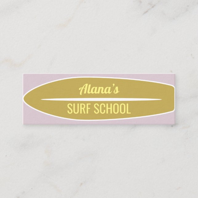 Carte de visite surf (Devant)