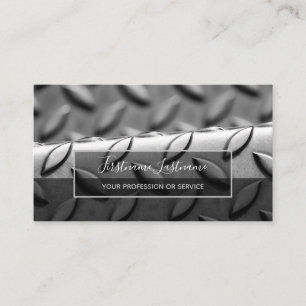 Carte De Visite Surface de plaque en diamant abstrait