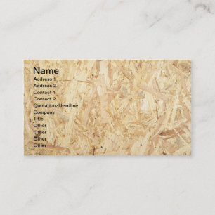 Carte De Visite Surface du carton