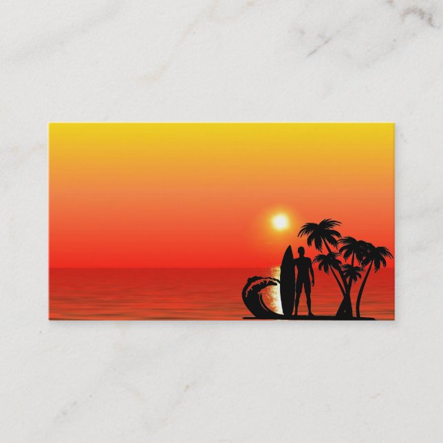 Carte De Visite Surfer (Devant)