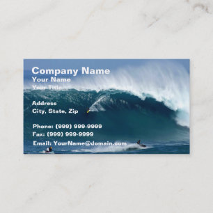 Carte De Visite Surfer en Hawaï 2
