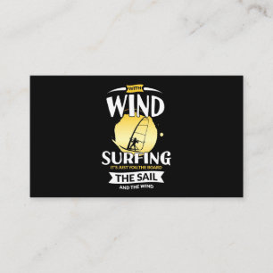 Carte De Visite Surfer La Voile Et Le Vent
