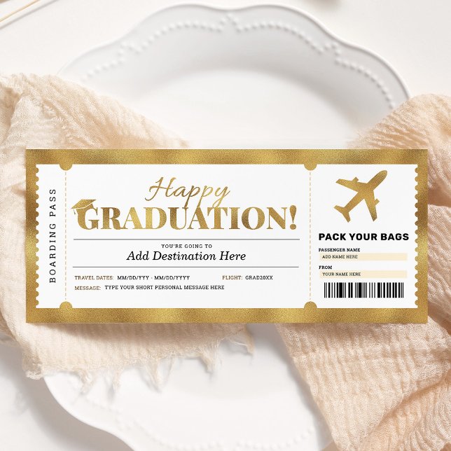 Carte de visite surprise pour la remise des diplôm (Créateur téléchargé)