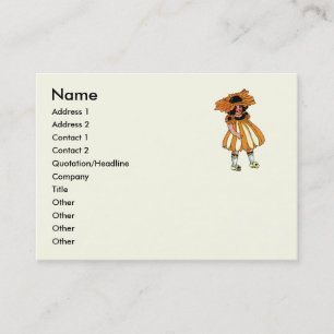 Carte De Visite Susan à l'oeil noir