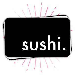 Carte De Visite sushi.