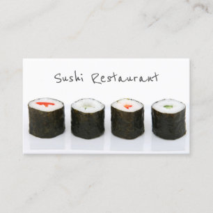 Carte de visite Sushi moderne simple