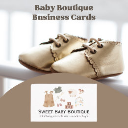 Carte De Visite Sweet Baby Boutique Jouets classiques