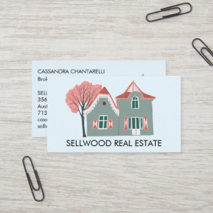 Carte De Visite Sweet Home Courtier immobilier Agent hypothécaire