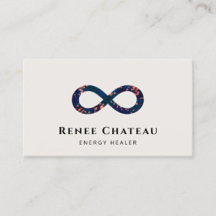 Carte De Visite SYMBOLE CANARISTE D'ÉNERGIE, INFINITÉ LÉNiscate