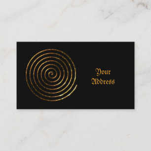 Carte De Visite Symbole celtique de la spirale