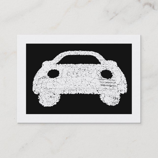 Carte De Visite Symbole de la voiture de route HC (frontière) (Devant)