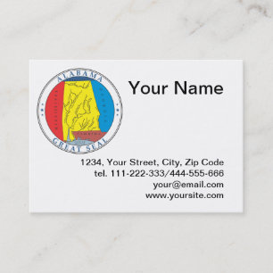 Carte De Visite Symbole de l'Alabama