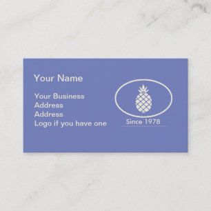 Carte De Visite Symbole de l'hospitalité