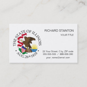 Carte De Visite Symbole de l'Illinois