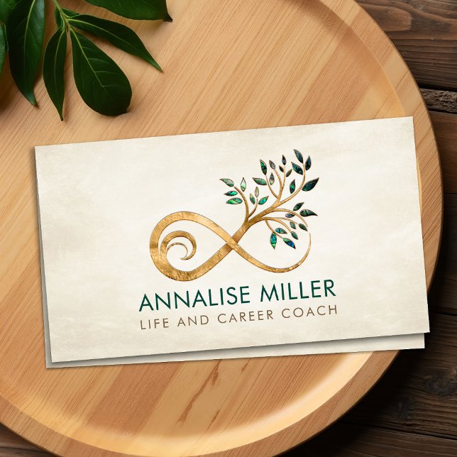 Carte De Visite Symbole d'infini - Branche de l'arbre (Créateur téléchargé)