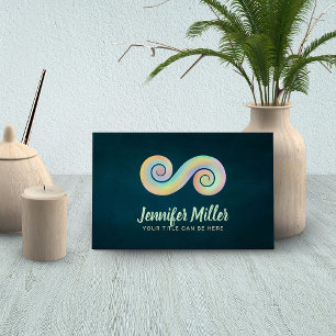 Carte De Visite Symbole double spirale de l'équilibre - Pastels do