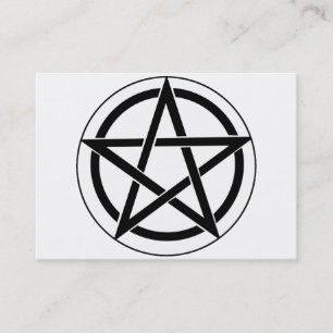 Carte De Visite Symbole du pentagramme