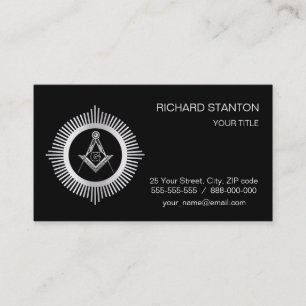 Carte De Visite Symbole franc-maçonnerie