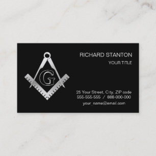 Carte De Visite Symbole franc-maçonnerie