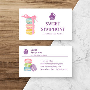 Carte de visite Symphonique moderne Lavender Sweet