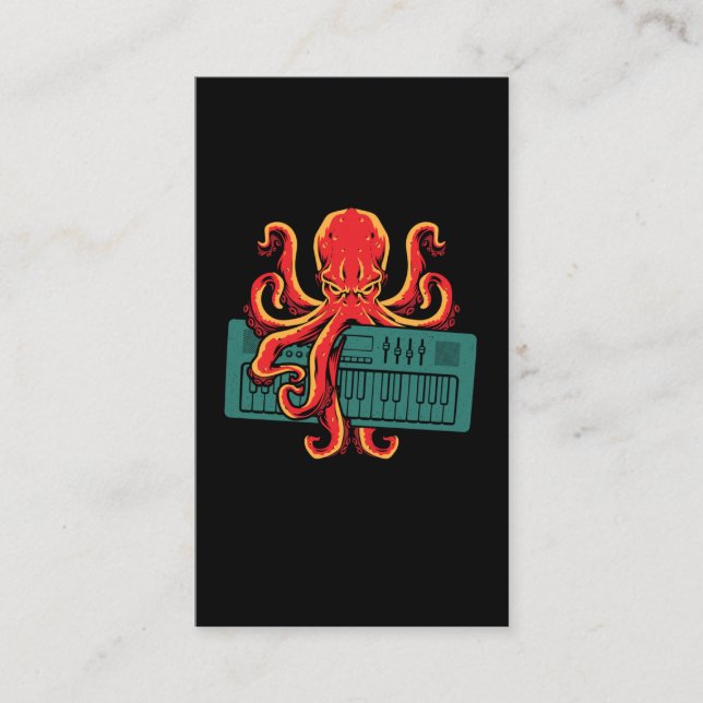 Carte De Visite Synthétiseur clavier Octopus japonais analogique (Devant)