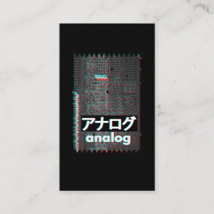 Carte De Visite Synthétiseur Glitch Japonais analogique Modulaire 