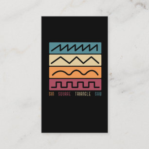 Carte De Visite Synthétiseur modulaire Synthétiseur Vintage Anal