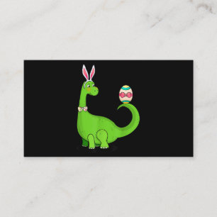 Carte De Visite T Rex Bunny Pâques Funny Dinosaur Oeufs Garçons En