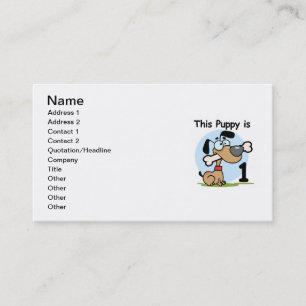 Carte De Visite T-shirts et cadeaux 1er Anniversaire