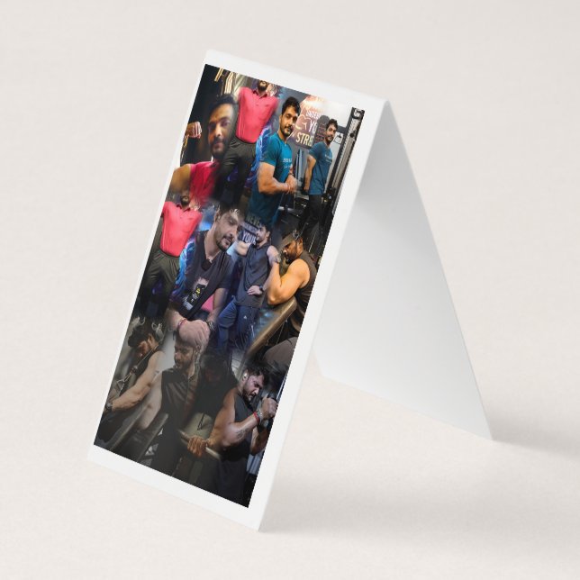 Carte De Visite Table stand articles imprimés conception de produi (Dos)