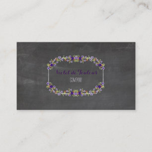Carte De Visite Tableau de PixDezines+Petit Fleurs