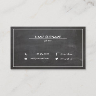 Carte De Visite Tableau moderne minimaliste professionnel de