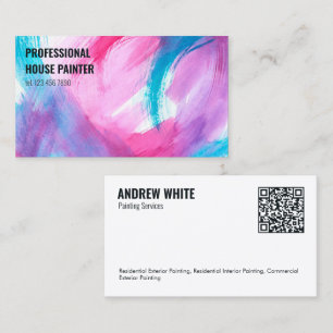 Carte De Visite Tableau QR