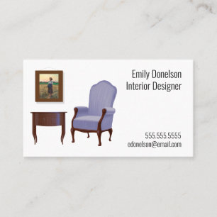 Carte De Visite Tableau Tableau Design d'intérieur Antiquités