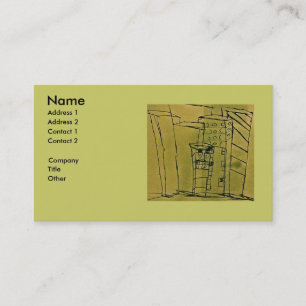 CARTE DE VISITE TACHÉ DE GRAISSE
