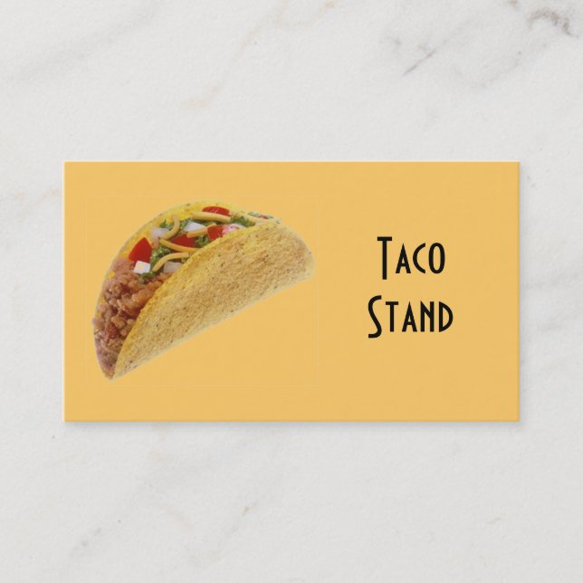 Carte De Visite Taco (Devant)