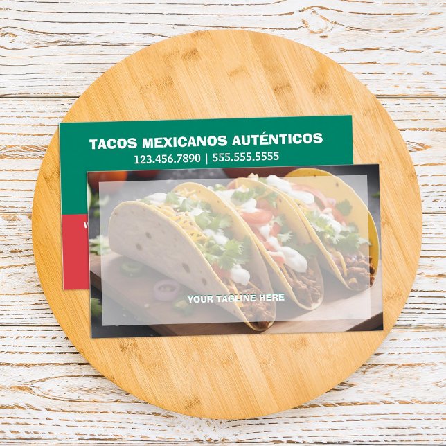 Carte De Visite Tacos (Tacos Business Cards)