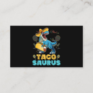 Carte De Visite Tacosaurus Chemise Kid Taco Cinco de Mayo Kid Dino