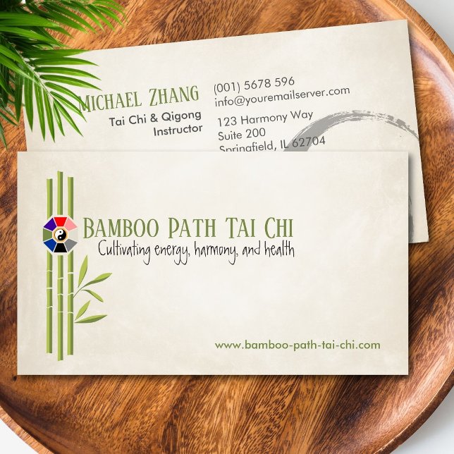 Carte De Visite Tai Chi et Qigong - Pakua / Bagua (Créateur téléchargé)