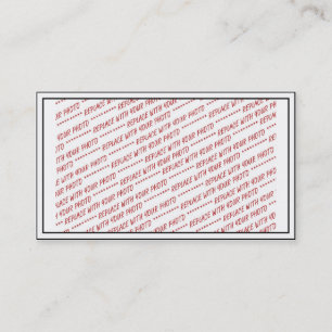 Carte De Visite Taille spécifique - Pour utilisation avec 7x5 Phot