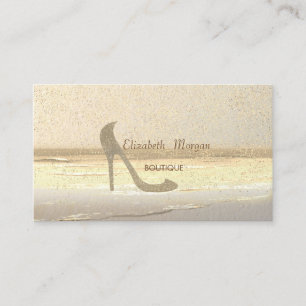 Carte De Visite Talons Hauts Professionnels Modernes, Confettis Do