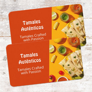 Carte De Visite Tamales chaudes