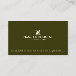Carte De Visite tambours simples